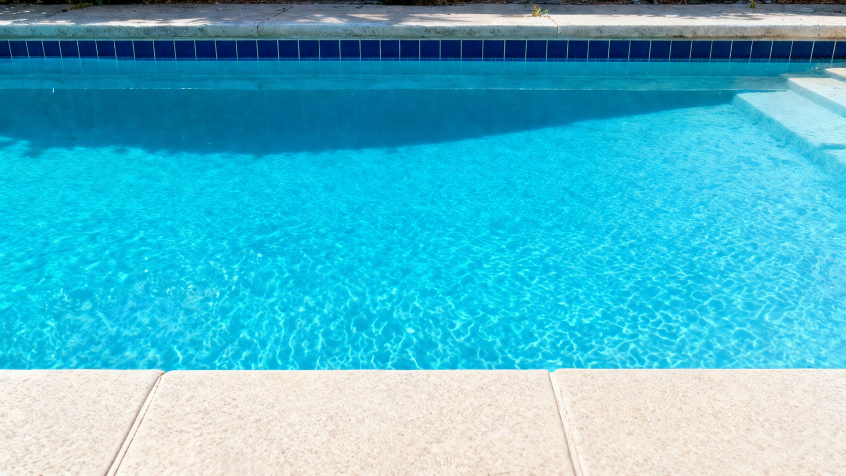 After — Crystal clear restored pool
